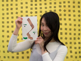 Face-o-mat portrait - Tobias Gutmann, 2017, ink on paper, Art Central, Hong Kong Tobias Gutmann - Face-o-mat / Sai Bot