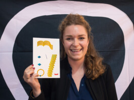 Face-o-mat portrait - Tobias Gutmann, 2017, ink on paper, Art Central, Hong Kong Tobias Gutmann - Face-o-mat / Sai Bot