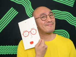 Face-o-mat portrait - Tobias Gutmann, 2017, ink on paper, Art Central, Hong Kong Tobias Gutmann - Face-o-mat / Sai Bot