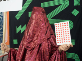 Face-o-mat portrait - Tobias Gutmann, 2017, ink on paper, Art Central, Hong Kong Tobias Gutmann - Face-o-mat / Sai Bot