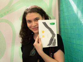 Face-o-mat portrait - Tobias Gutmann, 2017, ink on paper, Art Central, Hong Kong Tobias Gutmann - Face-o-mat / Sai Bot