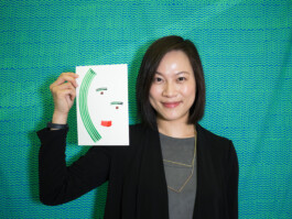 Face-o-mat portrait - Tobias Gutmann, 2017, ink on paper, Art Central, Hong Kong Tobias Gutmann - Face-o-mat / Sai Bot