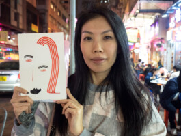 Face-o-mat portrait - Tobias Gutmann, 2017, ink on paper, Art Central, Hong Kong Tobias Gutmann - Face-o-mat / Sai Bot