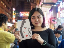 Face-o-mat portrait - Tobias Gutmann, 2017, ink on paper, Art Central, Hong Kong Tobias Gutmann - Face-o-mat / Sai Bot