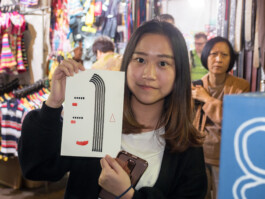 Face-o-mat portrait - Tobias Gutmann, 2017, ink on paper, Art Central, Hong Kong Tobias Gutmann - Face-o-mat / Sai Bot