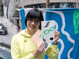 Face-o-mat portrait - Tobias Gutmann, 2017, ink on paper, Art Central, Hong Kong Tobias Gutmann - Face-o-mat / Sai Bot