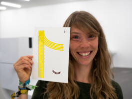 Face-o-mat portrait - Tobias Gutmann, 2018, ink on paper, Kunsthaus Grenchen Tobias Gutmann - Face-o-mat / Sai Bot