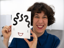 Face-o-mat portrait - Tobias Gutmann, 2018, ink on paper, Kunsthaus Grenchen Tobias Gutmann - Face-o-mat / Sai Bot