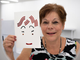 Face-o-mat portrait - Tobias Gutmann, 2018, ink on paper, Kunsthaus Grenchen Tobias Gutmann - Face-o-mat / Sai Bot