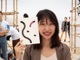 Face-o-mat portrait - Tobias Gutmann, 2018, ink on paper, XiChong, Shenzhen Tobias Gutmann - Face-o-mat / Sai Bot