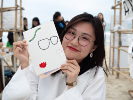 Face-o-mat portrait - Tobias Gutmann, 2018, ink on paper, XiChong, Shenzhen Tobias Gutmann - Face-o-mat / Sai Bot