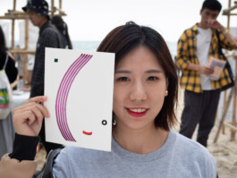 Face-o-mat portrait - Tobias Gutmann, 2018, ink on paper, XiChong, Shenzhen Tobias Gutmann - Face-o-mat / Sai Bot