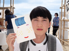 Face-o-mat portrait - Tobias Gutmann, 2018, ink on paper, XiChong, Shenzhen Tobias Gutmann - Face-o-mat / Sai Bot