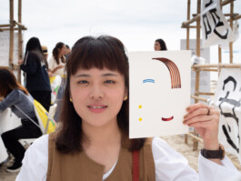 Face-o-mat portrait - Tobias Gutmann, 2018, ink on paper, XiChong, Shenzhen Tobias Gutmann - Face-o-mat / Sai Bot