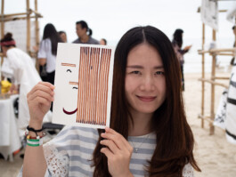 Face-o-mat portrait - Tobias Gutmann, 2018, ink on paper, XiChong, Shenzhen Tobias Gutmann - Face-o-mat / Sai Bot