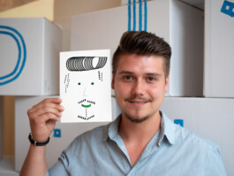 Face-o-mat portrait - Tobias Gutmann, 2019, ink on paper, Hamburg Tobias Gutmann - Face-o-mat / Sai Bot