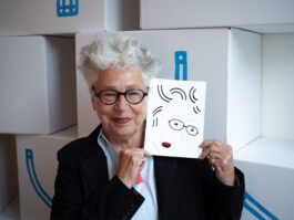 Face-o-mat portrait - Tobias Gutmann, 2019, ink on paper, Hamburg Tobias Gutmann - Face-o-mat / Sai Bot