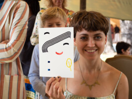 Face-o-mat portrait - Tobias Gutmann, 2019, ink on paper, Normandie, France Tobias Gutmann - Face-o-mat / Sai Bot