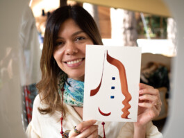 Face-o-mat portrait - Tobias Gutmann, 2019, ink on paper, Normandie, France Tobias Gutmann - Face-o-mat / Sai Bot