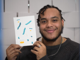 Face-o-mat portrait - Tobias Gutmann, 2017, ink on paper, Centre Pompidou, Paris, Tobias Gutmann - Face-o-mat / Sai Bot