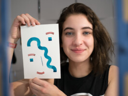 Face-o-mat portrait - Tobias Gutmann, 2017, ink on paper, Centre Pompidou, Paris, Tobias Gutmann - Face-o-mat / Sai Bot