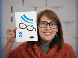 Face-o-mat portrait - Tobias Gutmann, 2017, ink on paper, Centre Pompidou, Paris, Tobias Gutmann - Face-o-mat / Sai Bot