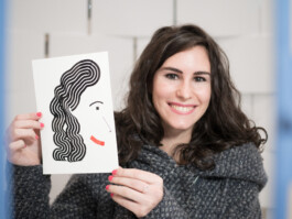 Face-o-mat portrait - Tobias Gutmann, 2017, ink on paper, Centre Pompidou, Paris, Tobias Gutmann - Face-o-mat / Sai Bot