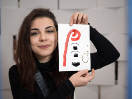 Face-o-mat portrait - Tobias Gutmann, 2017, ink on paper, Centre Pompidou, Paris, Tobias Gutmann - Face-o-mat / Sai Bot