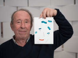 Face-o-mat portrait - Tobias Gutmann, 2017, ink on paper, Centre Pompidou, Paris, Tobias Gutmann - Face-o-mat / Sai Bot