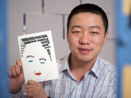 Face-o-mat portrait - Tobias Gutmann, 2017, ink on paper, Centre Pompidou, Paris, Tobias Gutmann - Face-o-mat / Sai Bot