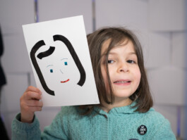 Face-o-mat portrait - Tobias Gutmann, 2017, ink on paper, Centre Pompidou, Paris, Tobias Gutmann - Face-o-mat / Sai Bot