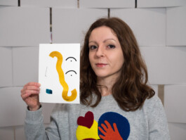 Face-o-mat portrait - Tobias Gutmann, 2017, ink on paper, Centre Pompidou, Paris, Tobias Gutmann - Face-o-mat / Sai Bot