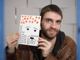 Face-o-mat portrait - Tobias Gutmann, 2017, ink on paper, Centre Pompidou, Paris, Tobias Gutmann - Face-o-mat / Sai Bot