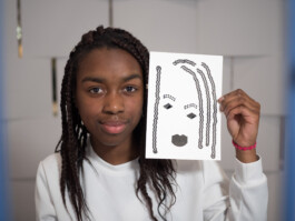 Face-o-mat portrait - Tobias Gutmann, 2017, ink on paper, Centre Pompidou, Paris, Tobias Gutmann - Face-o-mat / Sai Bot