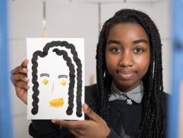 Face-o-mat portrait - Tobias Gutmann, 2017, ink on paper, Centre Pompidou, Paris, Tobias Gutmann - Face-o-mat / Sai Bot