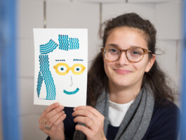 Face-o-mat portrait - Tobias Gutmann, 2017, ink on paper, Centre Pompidou, Paris, Tobias Gutmann - Face-o-mat / Sai Bot