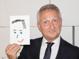 Face-o-mat portrait - Tobias Gutmann, 2017, ink on paper, Zurich Tobias Gutmann - Face-o-mat / Sai Bot