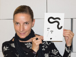 Face-o-mat portrait - Tobias Gutmann, 2017, ink on paper, Zurich Tobias Gutmann - Face-o-mat / Sai Bot