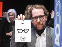 Face-o-mat portrait - Tobias Gutmann, 2017, ink on paper, Munich Tobias Gutmann - Face-o-mat / Sai Bot