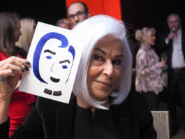 Face-o-mat portrait - Tobias Gutmann, 2017, ink on paper, Munich Tobias Gutmann - Face-o-mat / Sai Bot