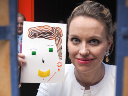 Face-o-mat portrait - Tobias Gutmann, 2017, ink on paper, Munich Tobias Gutmann - Face-o-mat / Sai Bot