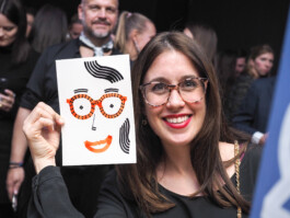 Face-o-mat portrait - Tobias Gutmann, 2017, ink on paper, Munich Tobias Gutmann - Face-o-mat / Sai Bot