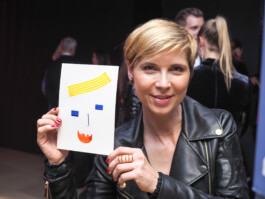 Face-o-mat portrait - Tobias Gutmann, 2017, ink on paper, Munich Tobias Gutmann - Face-o-mat / Sai Bot