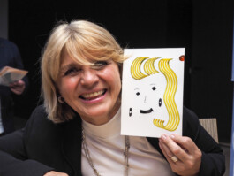 Face-o-mat portrait - Tobias Gutmann, 2017, ink on paper, Munich Tobias Gutmann - Face-o-mat / Sai Bot