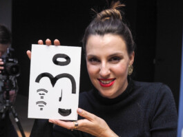 Face-o-mat portrait - Tobias Gutmann, 2017, ink on paper, Munich Tobias Gutmann - Face-o-mat / Sai Bot