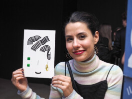 Face-o-mat portrait - Tobias Gutmann, 2017, ink on paper, Munich Tobias Gutmann - Face-o-mat / Sai Bot