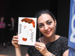 Face-o-mat portrait - Tobias Gutmann, 2017, ink on paper, Munich Tobias Gutmann - Face-o-mat / Sai Bot