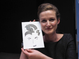 Face-o-mat portrait - Tobias Gutmann, 2017, ink on paper, Munich Tobias Gutmann - Face-o-mat / Sai Bot