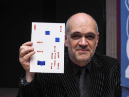 Face-o-mat portrait - Tobias Gutmann, 2017, ink on paper, Munich Tobias Gutmann - Face-o-mat / Sai Bot