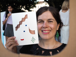 Face-o-mat portrait - Tobias Gutmann, 2018, ink on paper, Geneva Tobias Gutmann - Face-o-mat / Sai Bot